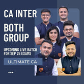 CA Inter Sep 26 Exams | Both Group by Ultimate CA | Live Regular Batch
